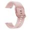  Silikon Armband För Smartwatch (20mm) - Ljus Rosa
