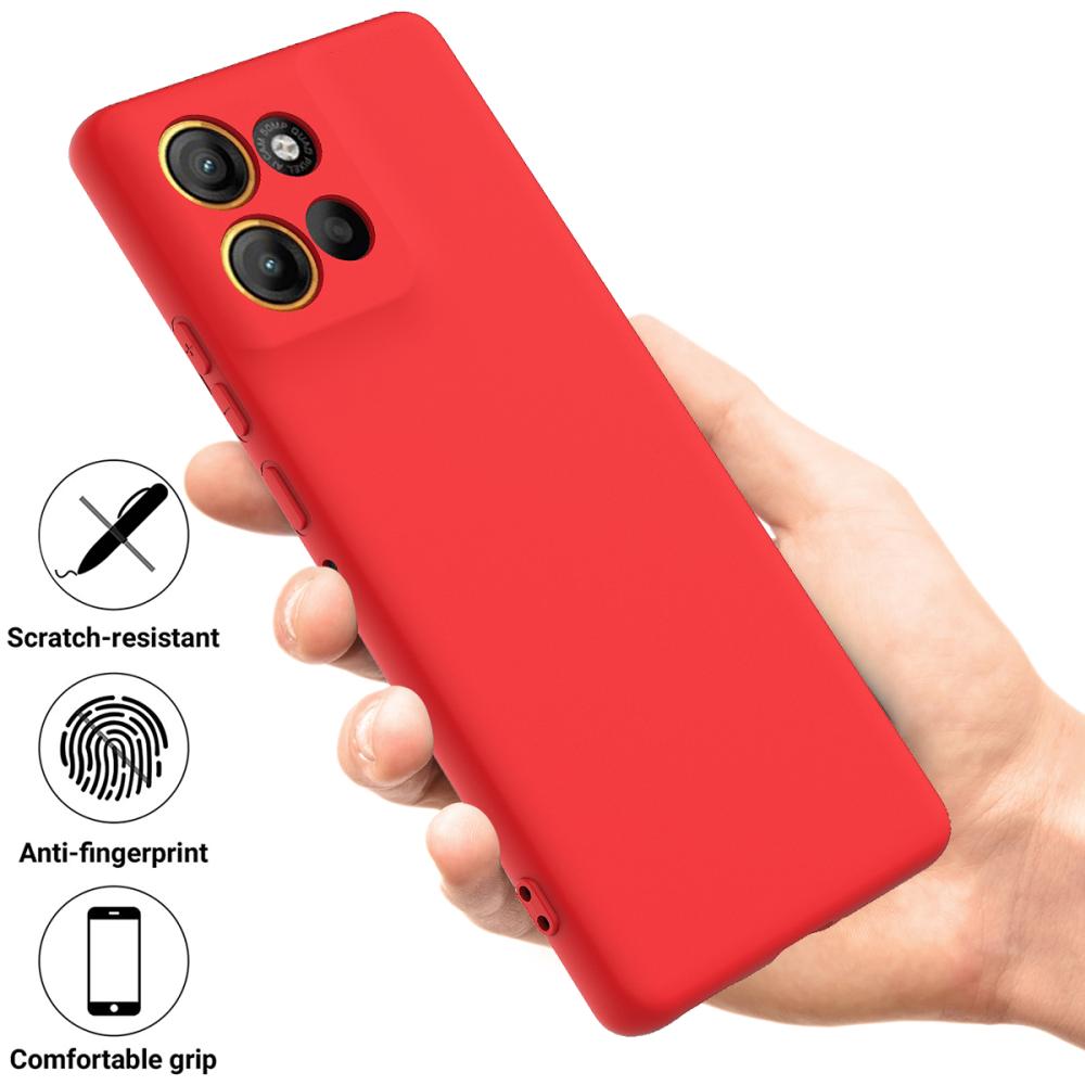  Motorola Moto G56 5G Skal Liquid Silikon Röd