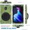  Samsung Galaxy Tab Active 3 Skal Hybrid Kickstand Rem Camo Grön