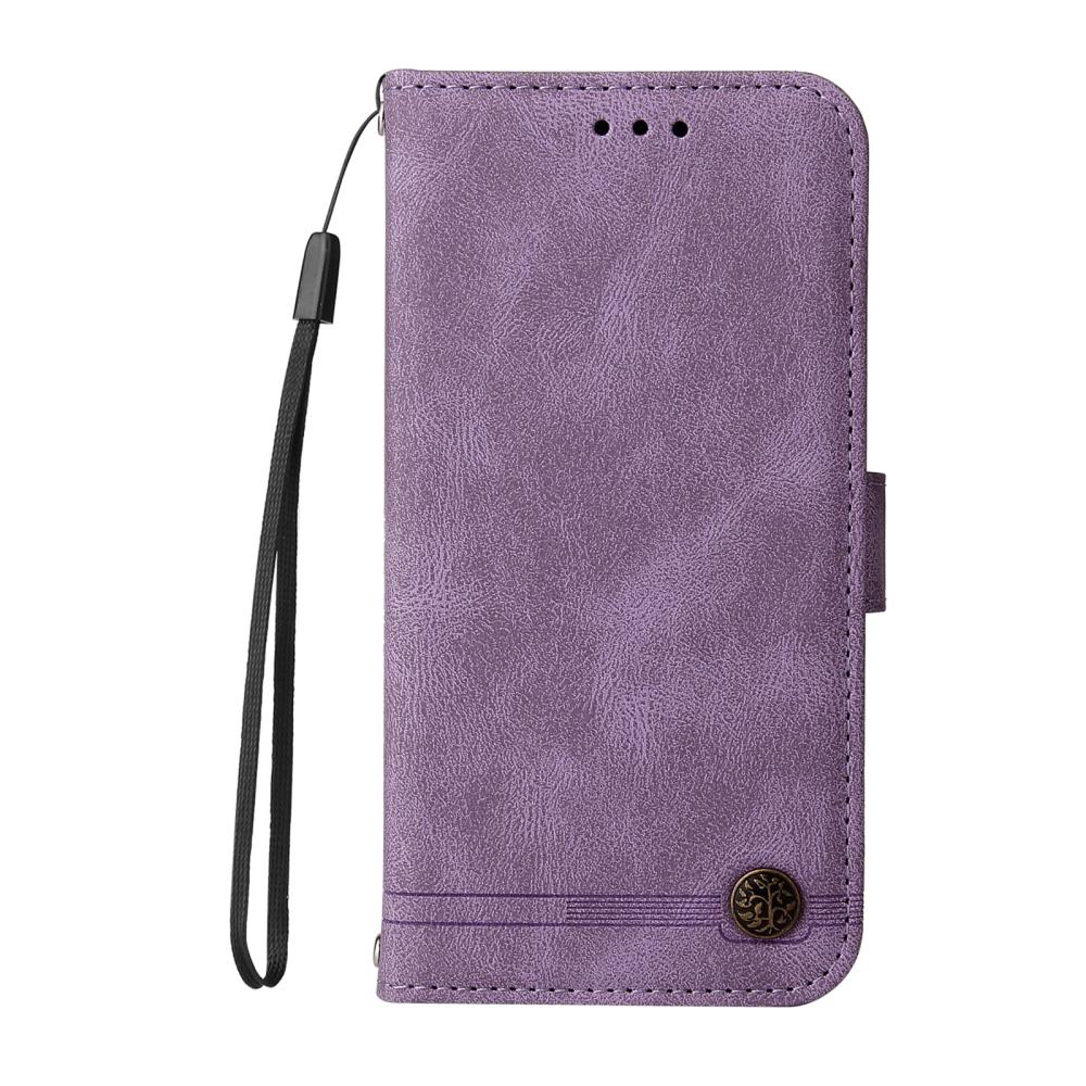  Motorola Edge 70 Fodral Skin Touch Läder Lila
