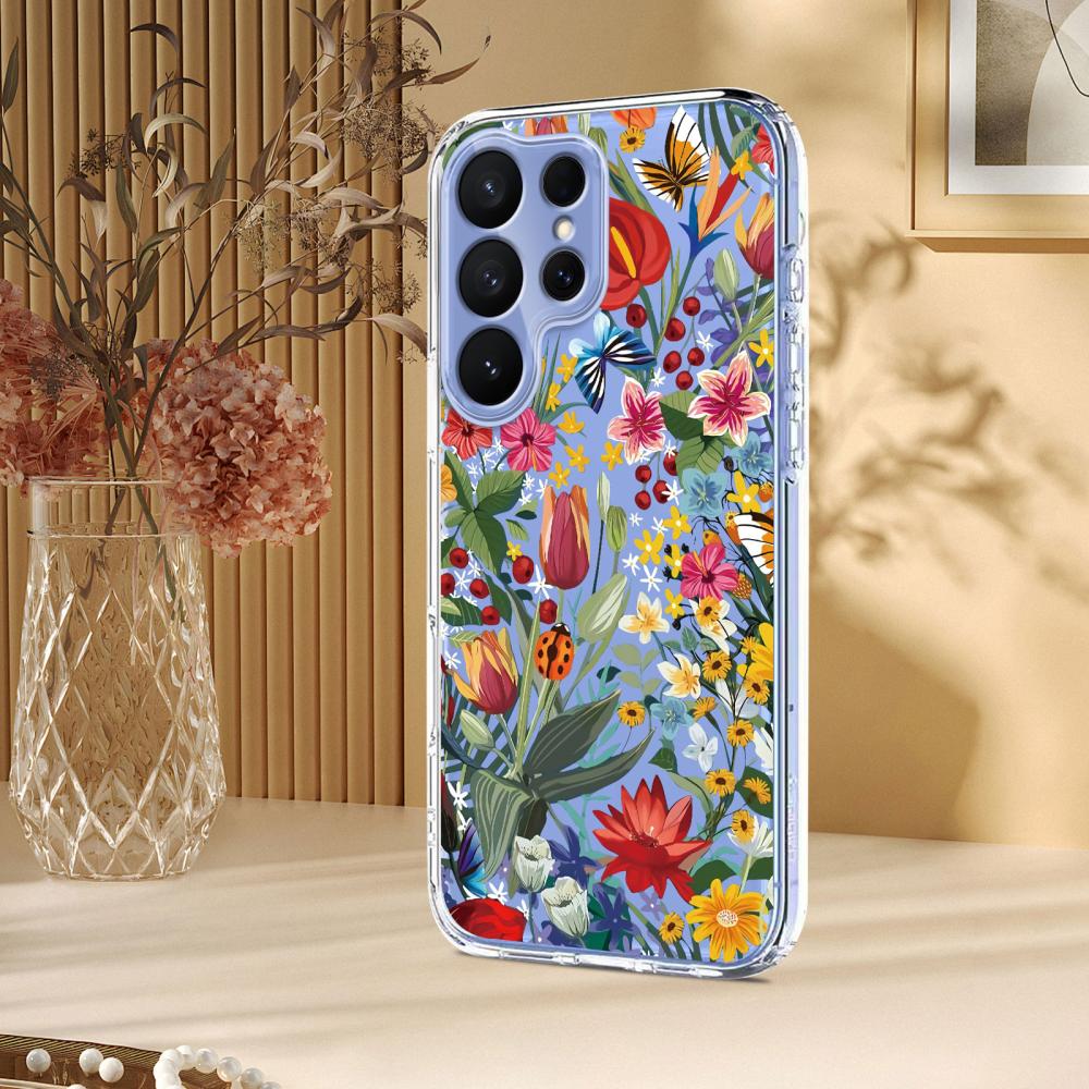  Samsung Galaxy S26 Ultra Skal Med Tryck Blommor