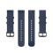  Silikon Armband För Smartwatch (20 mm) - Midnight Blue