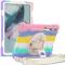  Lenovo Tab P11 Pro Gen 2 Skal 360 Rotation Shockproof Med Rem Rainbow