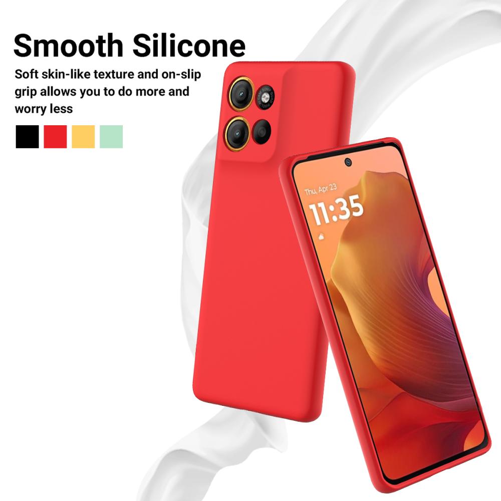  Motorola Moto G56 5G Skal Liquid Silikon Röd