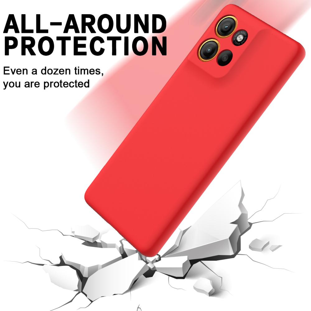  Motorola Moto G56 5G Skal Liquid Silikon Röd