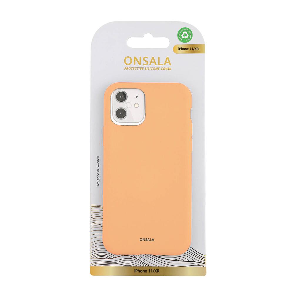 Onsala Onsala iPhone 11/XR Mobilskal Silikon Apricot