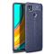 Xiaomi Redmi 9C Skal Litchi Textur Blå