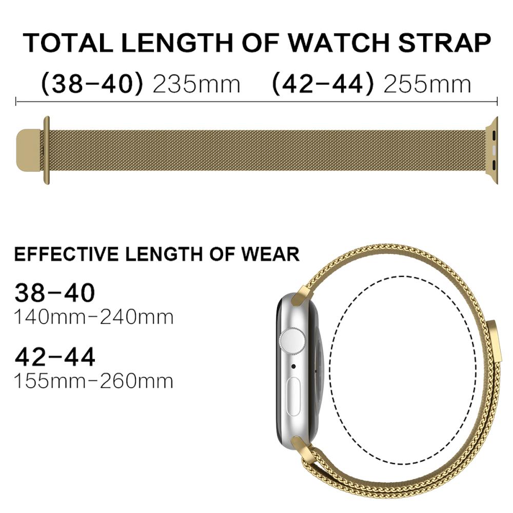 ColorPop ColorPop Milanese Loop Metall Armband Apple Watch 38/40/41/42 mm