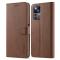 LC.IMEEKE LC.IMEEKE Xiaomi 12T / 12T Pro Fodral Läder Brun