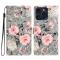  iPhone 16 Pro Fodral Rosa Blommor