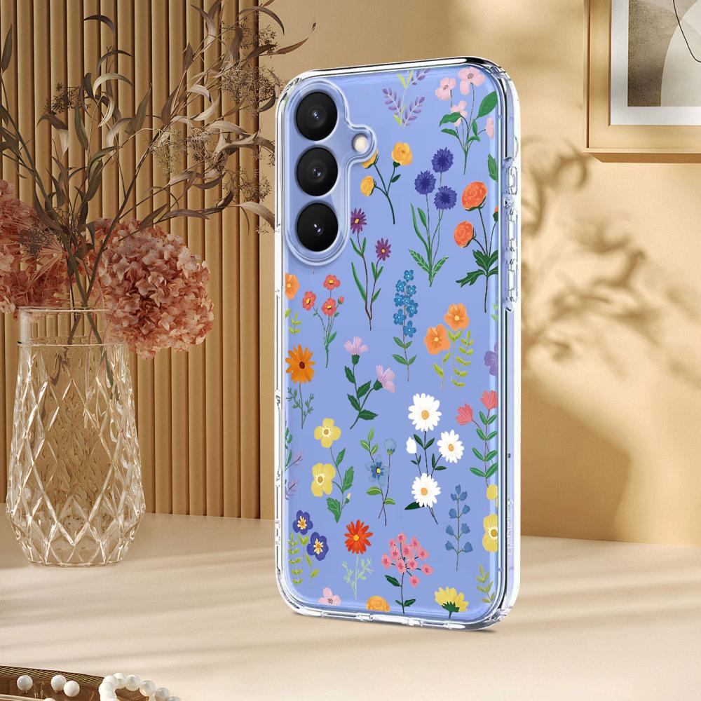  Samsung Galaxy S26 Plus Skal TPU Med Tryck Blommor