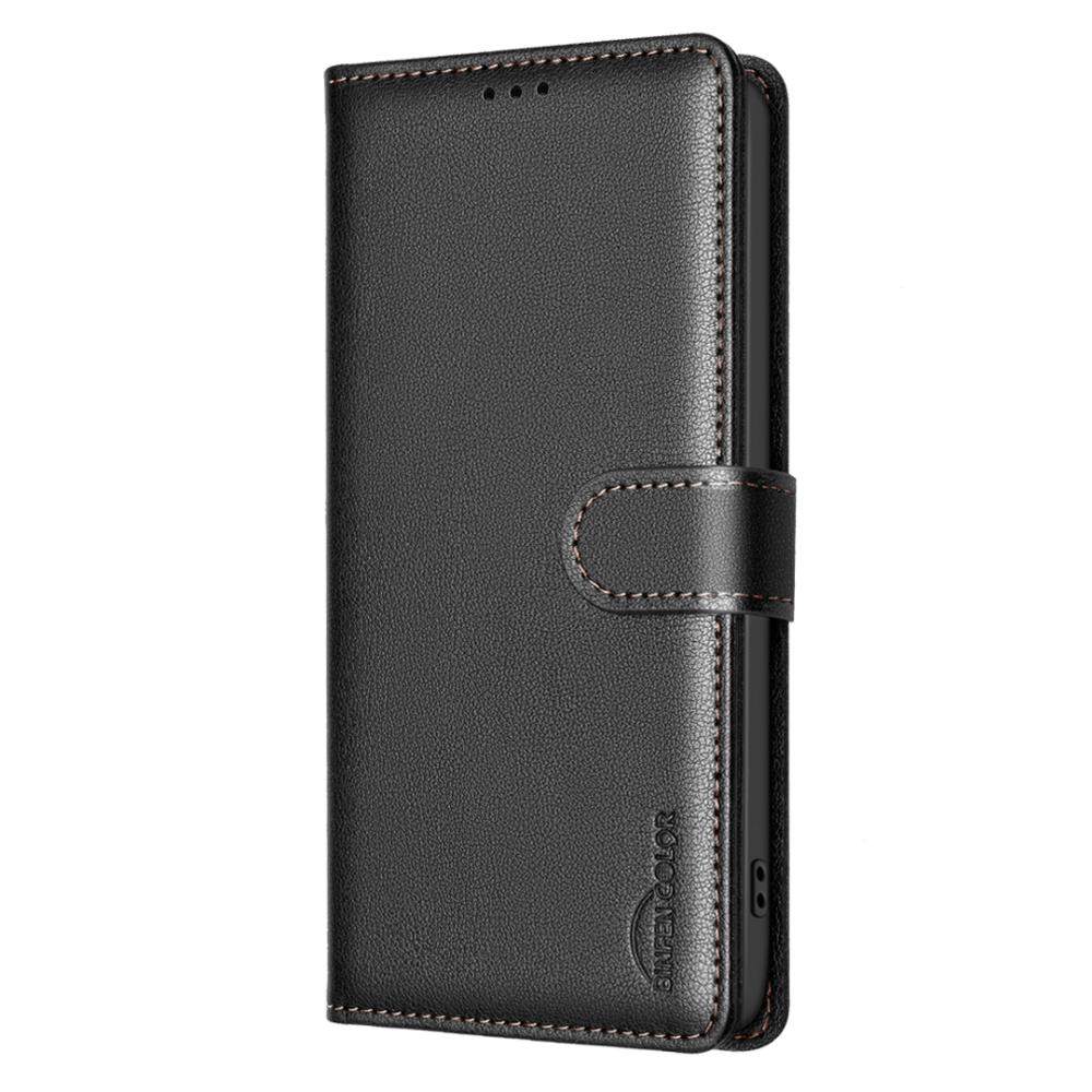 BINFEN BINFEN iPhone 17 Pro Max Fodral RFID Läder Svart