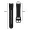  Silikon Armband För Galaxy Watch 4/5/5 Pro/6/7/FE Svart