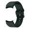  Silikon Armband För Galaxy Watch 4/5/5 Pro/6/7/FE Mörk Grön