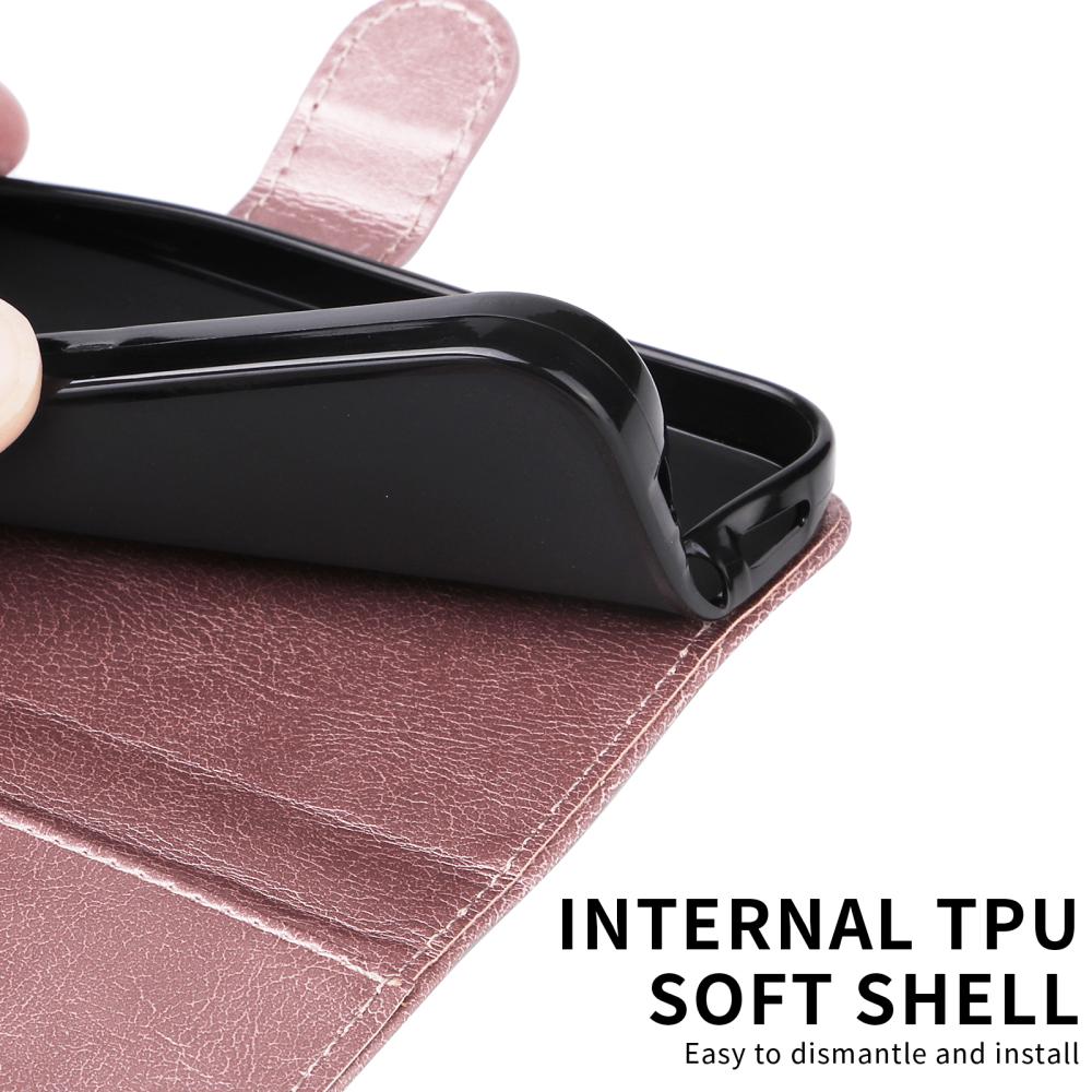  Motorola Moto G86 Power / G86 5G Fodral Läder Roséguld