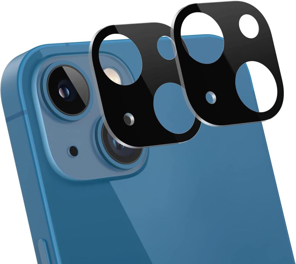  [2-Pack] iPhone 13 Mini Linsskydd I Härdat Glas - Svart