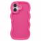  iPhone 17 Mobilskal Wavy Rosa