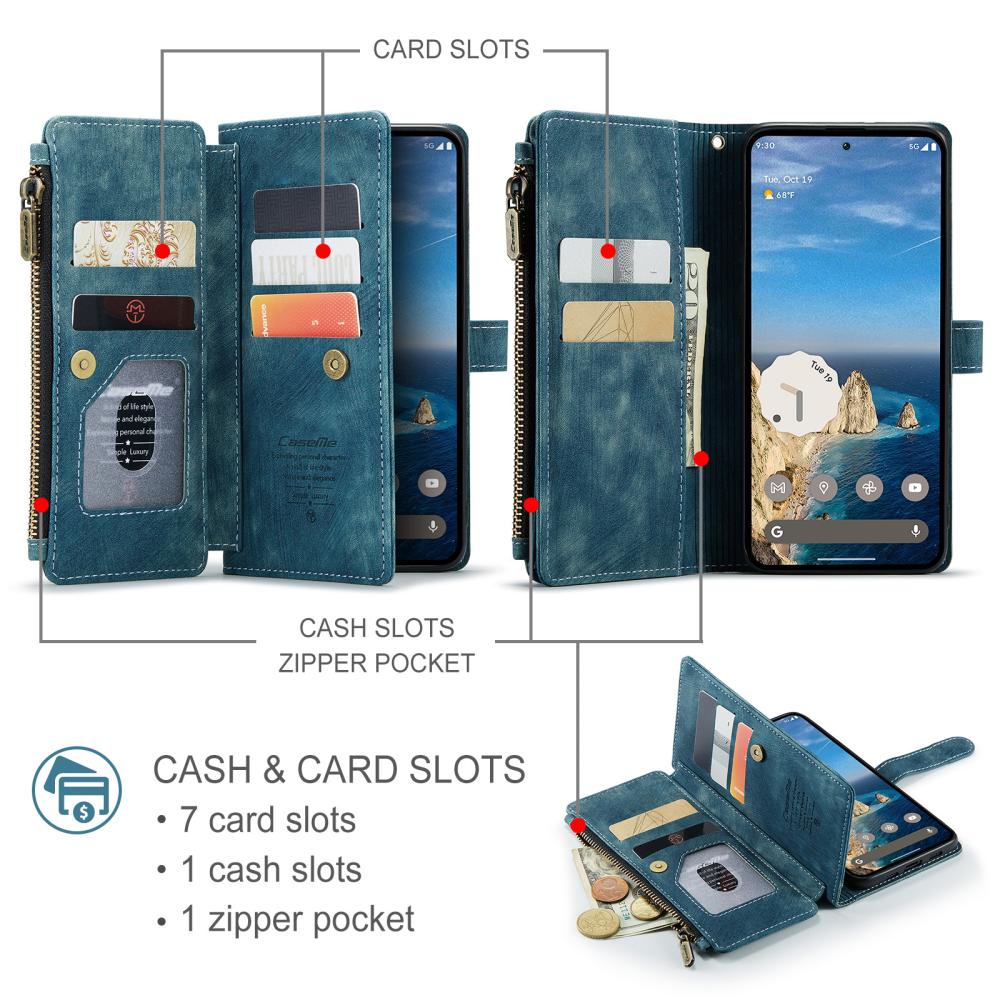 CASEME CASEME Google Pixel 11 / 11 Pro Fodral Multifunktionell Med Kortfack