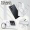  Samsung Galaxy S24 Ultra Skal MagSafe Kickstand Hybrid Vit