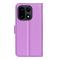  OnePlus 15 Fodral Litchi Läder Lila