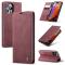 CASEME CASEME iPhone 16 Pro Fodral Flip Retro Läder Röd
