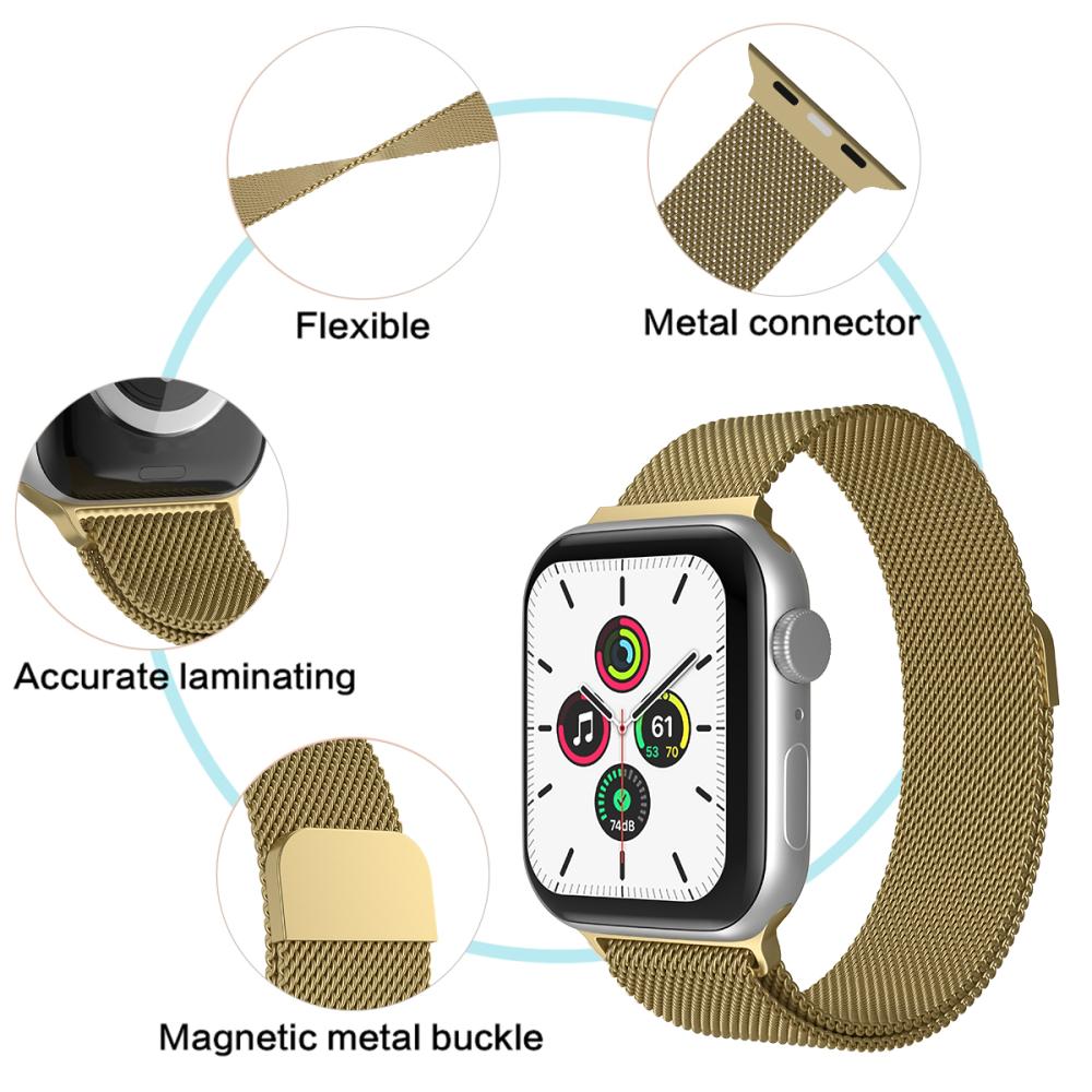ColorPop ColorPop Milanese Loop Metall Armband Apple Watch 42/44/45/46/49 mm