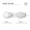 AHASTYLE AHASTYLE AirPods 2/1 3-PACK Öronpluggar Silikon Storlek L Svart