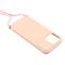  iPhone 17 Pro Skal Med Mobilsnöre TPU Rosa