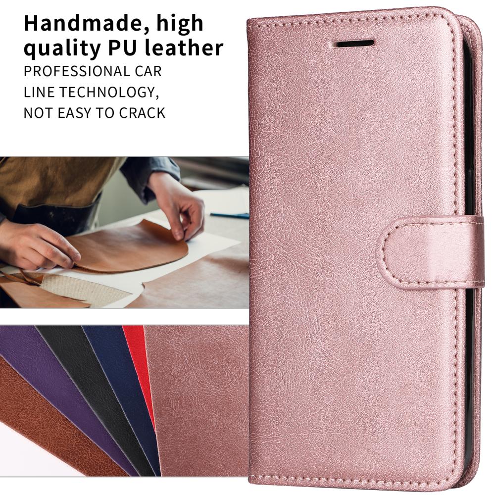  Motorola Moto G86 Power / G86 5G Fodral Läder Roséguld