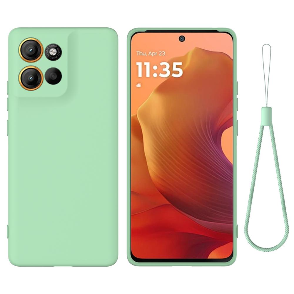  Motorola Moto G56 5G Skal Liquid Silikon Grön