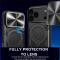  iPhone 17 Pro Skal CamShield Kickstand Hybrid Svart