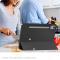  Lenovo Idea Tab Pro Fodral Tri-Fold Läder Svart