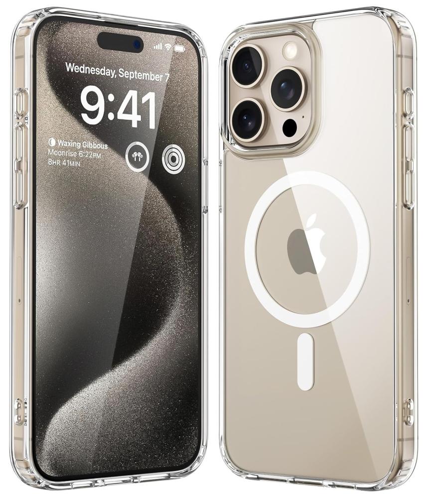  iPhone 15 Plus MagSafe Skal Transparent
