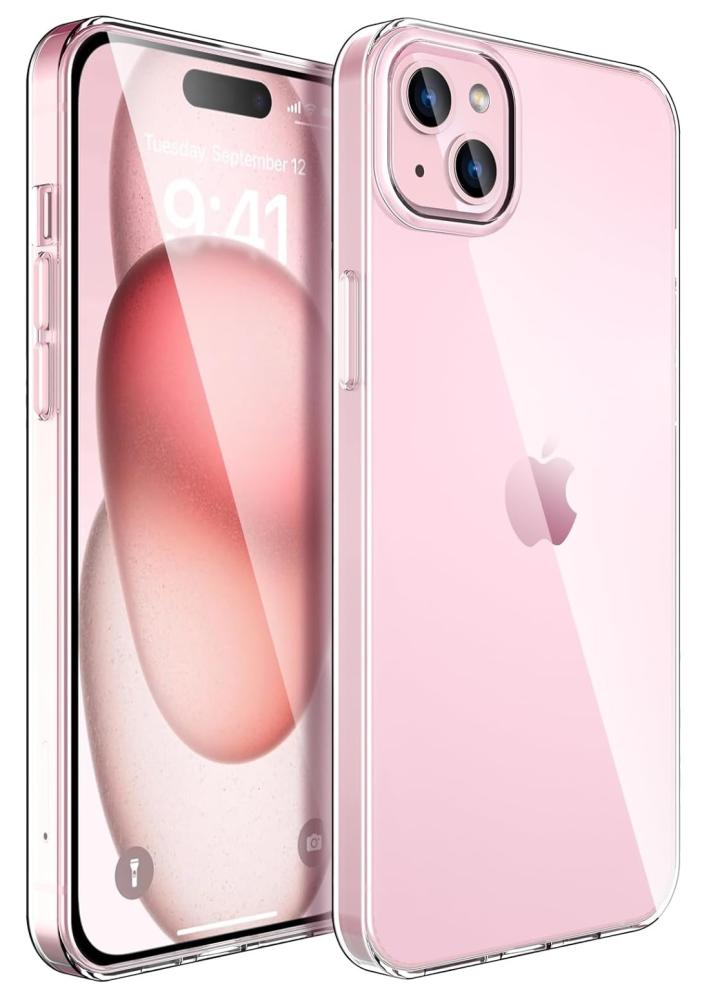  iPhone 15 Plus Transparent TPU Skal