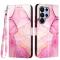  Samsung Galaxy S26 Ultra Fodral Läder Marmor Rosa
