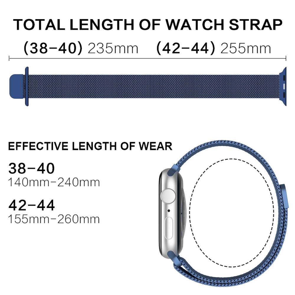ColorPop ColorPop Milanese Loop Metall Armband Apple Watch 38/40/41/42 mm