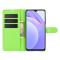  Xiaomi Redmi 9T - Litchi Läder Fodral - Grön