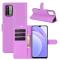  Xiaomi Redmi 9T - Litchi Läder Fodral - Lila