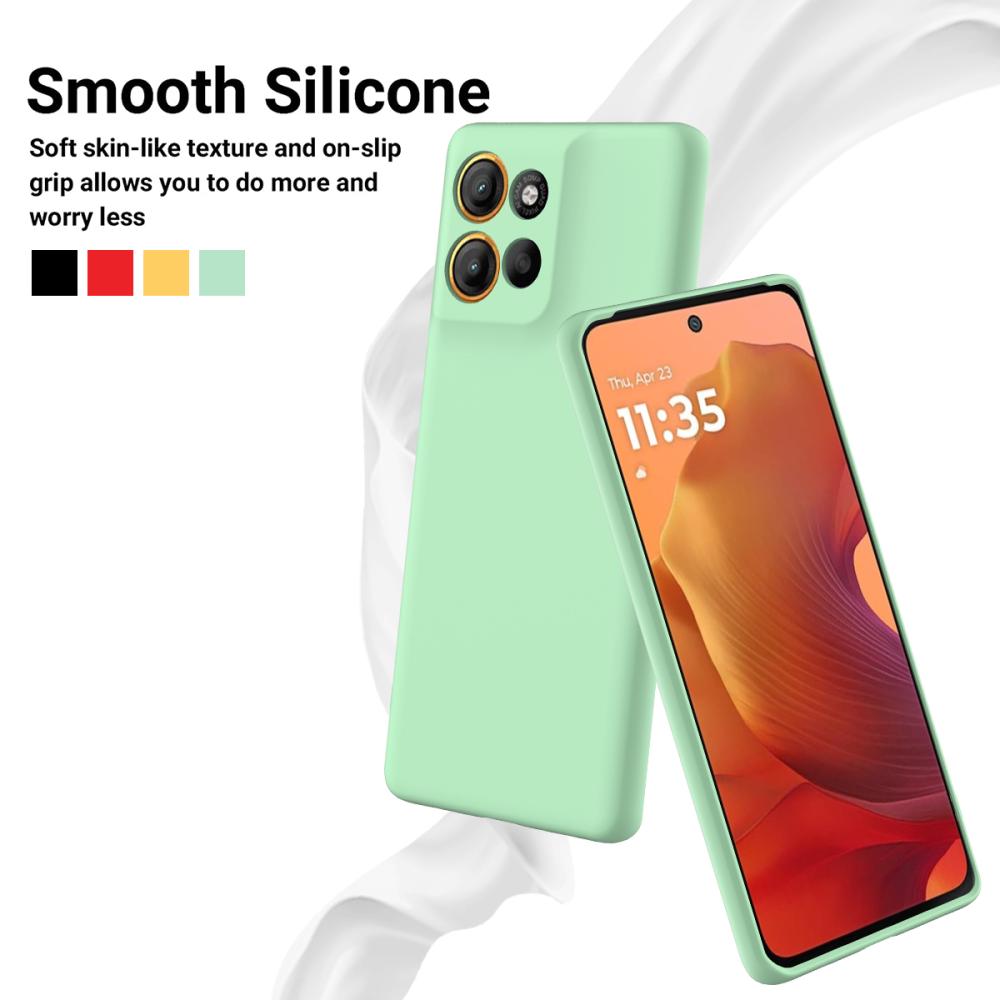  Motorola Moto G56 5G Skal Liquid Silikon Grön