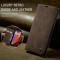 CASEME CASEME iPhone 16 Pro Fodral Flip Retro Läder Brun