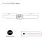  Silikon Armband Apple Watch 42/41/40/38 mm (S/M) - Svart