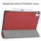  iPad Pro 11 2025/2024 Fodral Tri-Fold Vinröd