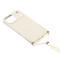  iPhone 17 Pro Skal Med Mobilsnöre TPU Vit