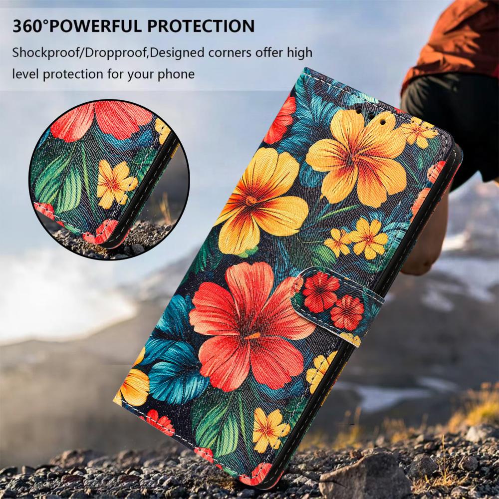  Google Pixel 11 Pro XL Fodral Med Tryck Blommor