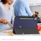  Lenovo Idea Tab Pro Fodral Tri-Fold Läder Mörk Blå