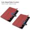  iPad Pro 11 2025/2024 Fodral Tri-Fold Vinröd
