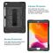  iPad 10.2 2019/2020/2021 Skal Hybrid 360 Kickstand Svart