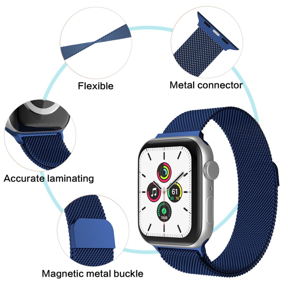 ColorPop ColorPop Milanese Loop Metall Armband Apple Watch 42/44/45/46/49 mm