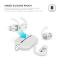 AHASTYLE AHASTYLE AirPods 2/1 2-PACK Öronpluggar Silikon Storlek S Vit