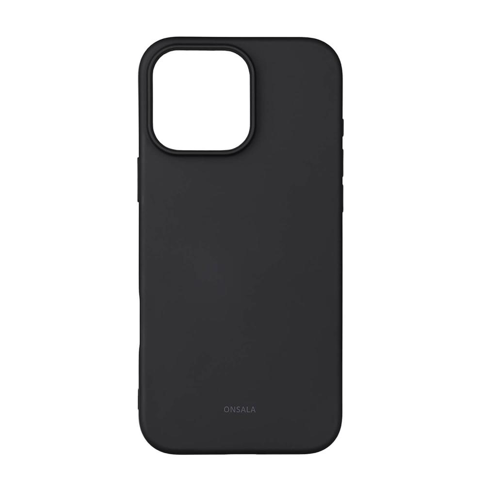 Onsala Onsala iPhone 16 Pro Max Mobilskal Med Silikonkänsla Svart